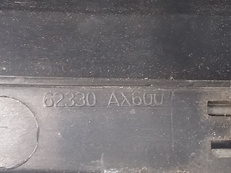 Recambio de rejilla paragolpes izquierda para nissan micra (k12e) acenta referencia OEM IAM 62330AX600  