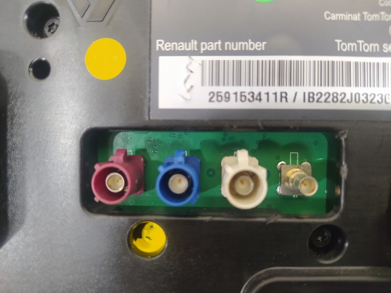 Recambio de sistema navegacion gps para renault megane iii sport tourer dynamique referencia OEM IAM 259153411R 280380578R 