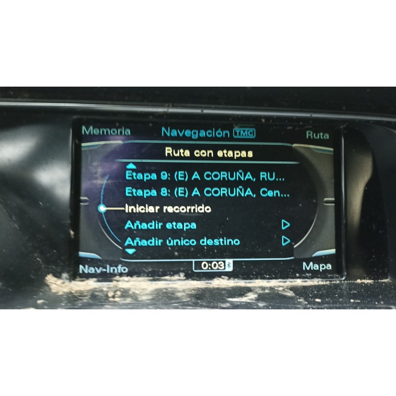 Recambio de pantalla multifuncion para audi a5 cabriolet (8f7) 3.0 tdi quattro referencia OEM IAM 4F0919604  