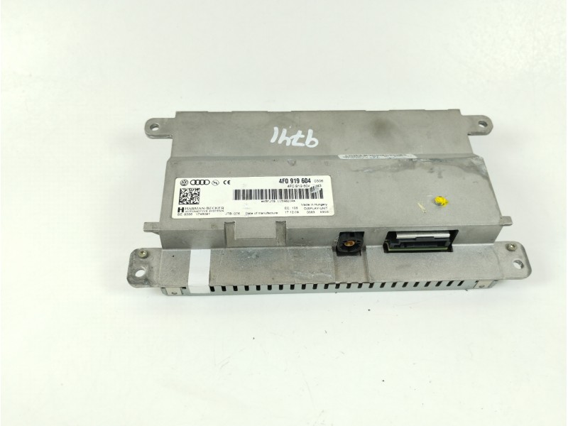 Recambio de pantalla multifuncion para audi a5 cabriolet (8f7) 3.0 tdi quattro referencia OEM IAM 4F0919604  