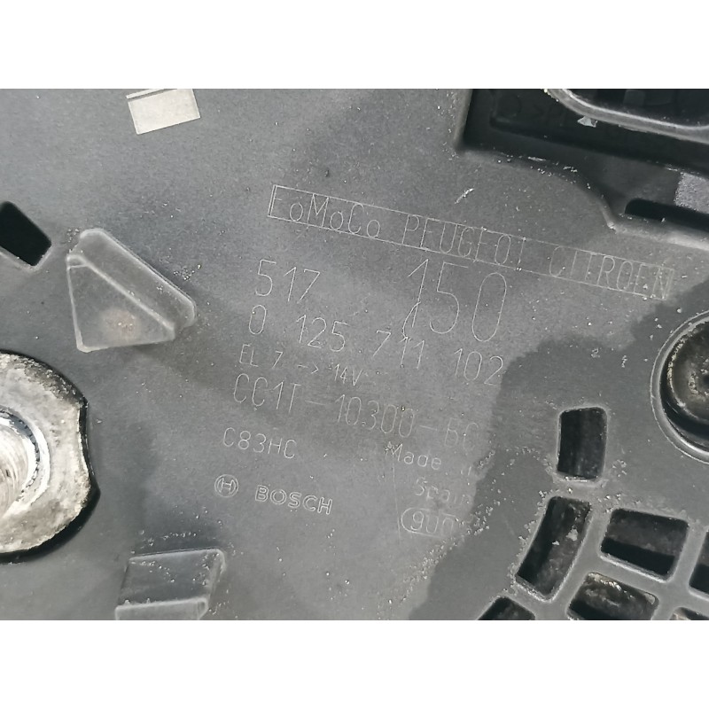 Recambio de alternador para citroën jumper caja abierta (06.2006 =>) 33 l1 hdi 130 fap referencia OEM IAM CC1T10300BC  