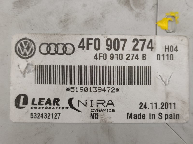 Recambio de modulo electronico para audi q7 (4l) 3.0 tdi v6 advance clean diesel quattro (180kw) referencia OEM IAM 4F0907274 4F