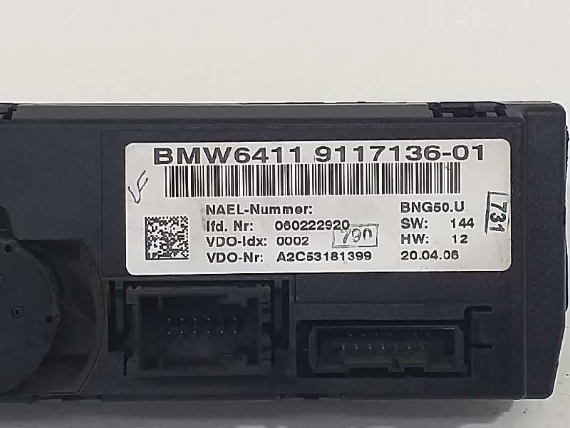 Recambio de mando climatizador para bmw serie 3 berlina (e90) 320d referencia OEM IAM 64119117136 A2C53181399 