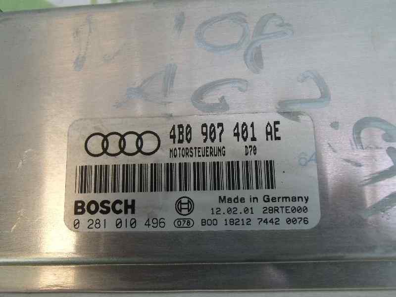 Recambio de centralita motor uce para audi a6 berlina (4b2) 2.5 tdi referencia OEM IAM 4B0907401AE 0281010496 