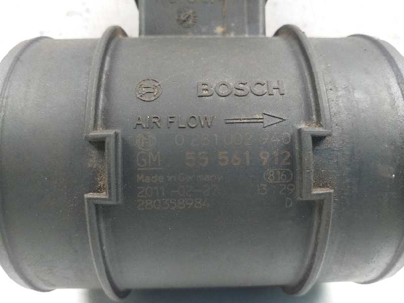 Recambio de caudalimetro para opel astra j lim. enjoy referencia OEM IAM 55561912 0281002940 