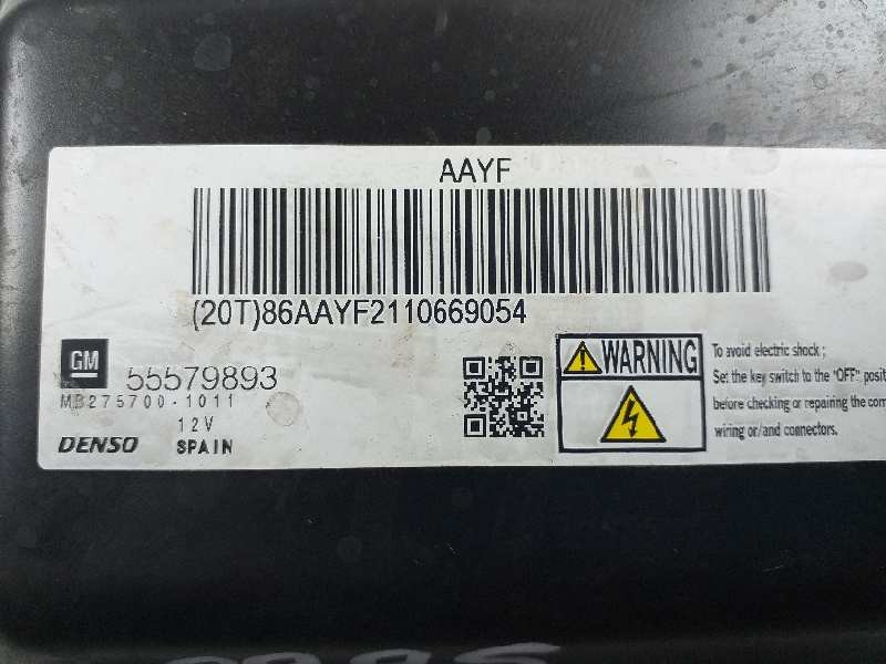 Recambio de centralita motor uce para opel astra j lim. enjoy referencia OEM IAM 55579893 MB2757001011 86AAYF2110669054