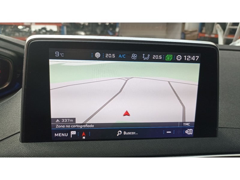 Recambio de pantalla multifuncion para peugeot 3008 allure referencia OEM IAM 9828418380  