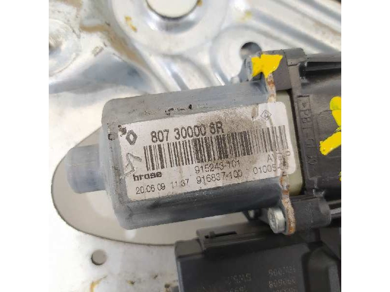 Recambio de elevalunas delantero derecho para renault megane iii coupe dynamique referencia OEM IAM 807300006R  