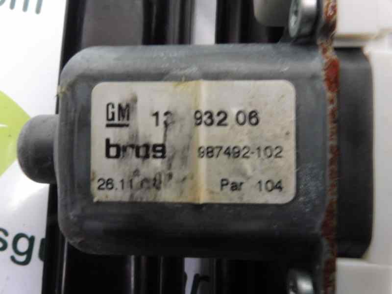 Recambio de elevalunas trasero derecho para opel astra twin top cosmo referencia OEM IAM 1393206  