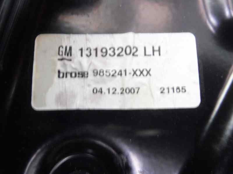 Recambio de elevalunas trasero izquierdo para opel astra twin top cosmo referencia OEM IAM 1393205  