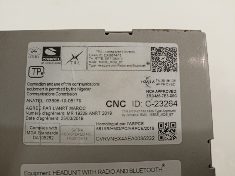 Recambio de pantalla multifuncion para seat arona xperience referencia OEM IAM 5FJ035869D  