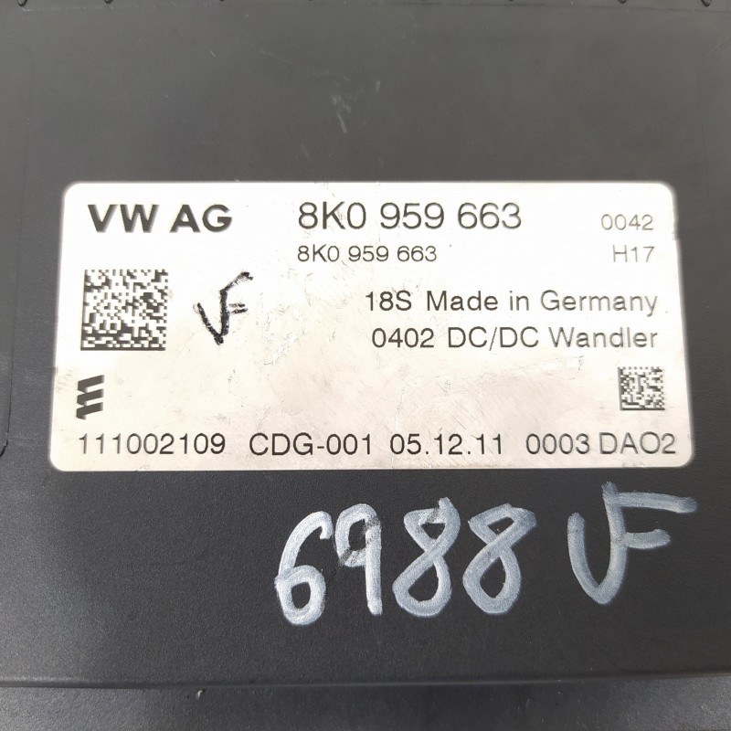 Recambio de modulo electronico para audi q7 (4l) 3.0 tdi v6 advance clean diesel quattro (180kw) referencia OEM IAM 8K0959663 11