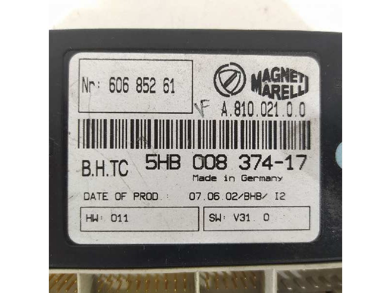 Recambio de modulo electronico para lancia thesis (115) 2.4 jtd executive referencia OEM IAM A81002100 5HB00837417 