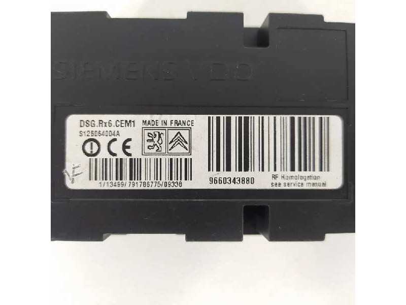 Recambio de modulo electronico para citroën c8 hdi 120 premier referencia OEM IAM 9660343880 S126064004A 