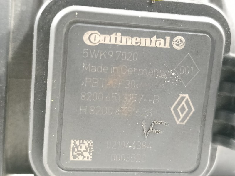 Recambio de caudalimetro para renault kangoo profesional referencia OEM IAM 5WK97020 8200651315 H8200655623