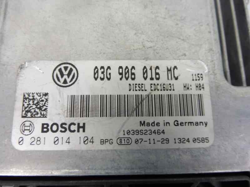 Recambio de centralita motor uce para skoda superb (3u4) collection referencia OEM IAM 03G906016MC 0281014104 1039S23464