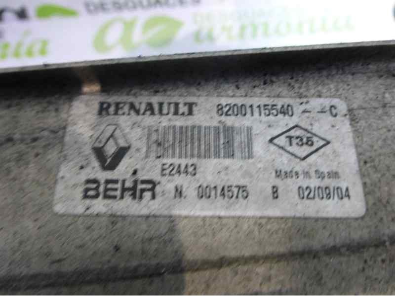 Recambio de intercooler para renault scenic ii grand confort dynamique referencia OEM IAM 8200115540  