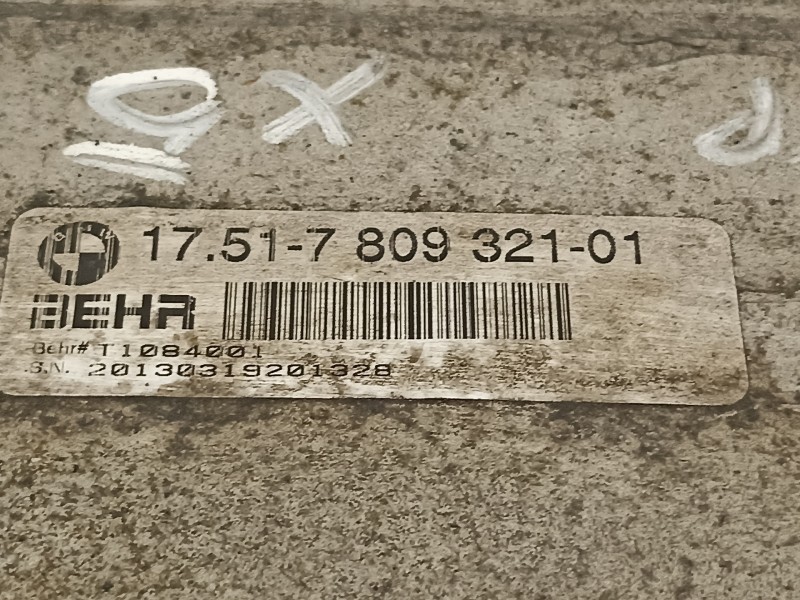 Recambio de intercooler para bmw x5 (e70) xdrive30d referencia OEM IAM 17517809321 T1084001 