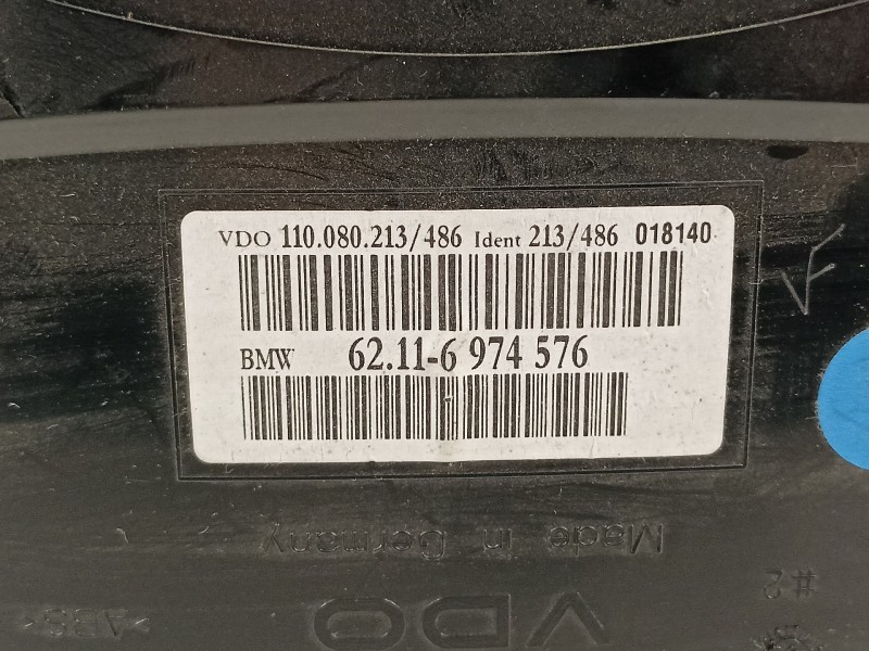 Recambio de cuadro instrumentos para bmw serie 5 berlina (e60) 530d referencia OEM IAM 62116974576  