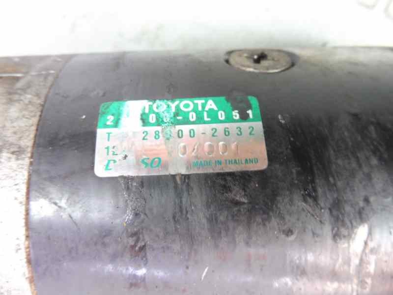 Recambio de motor arranque para toyota hilux (kun) cabina doble vxl 4x4 referencia OEM IAM 281000L051 TG4280002632 