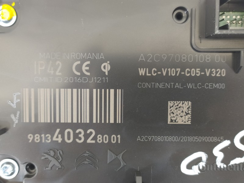 Recambio de modulo electronico para peugeot 3008 allure referencia OEM IAM 9813403280 A2C9708010800 WLCV107C05V320