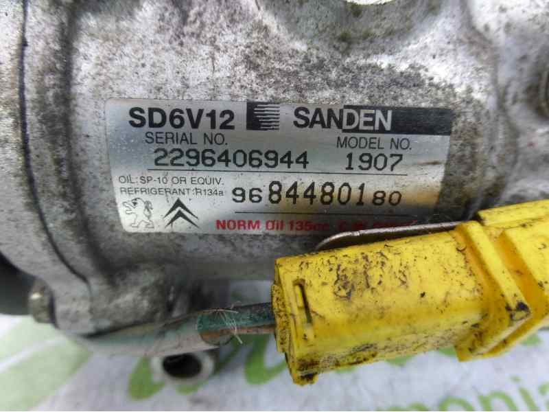 Recambio de compresor aire acondicionado para peugeot 206+ 1.4 hdi referencia OEM IAM 9684480180  