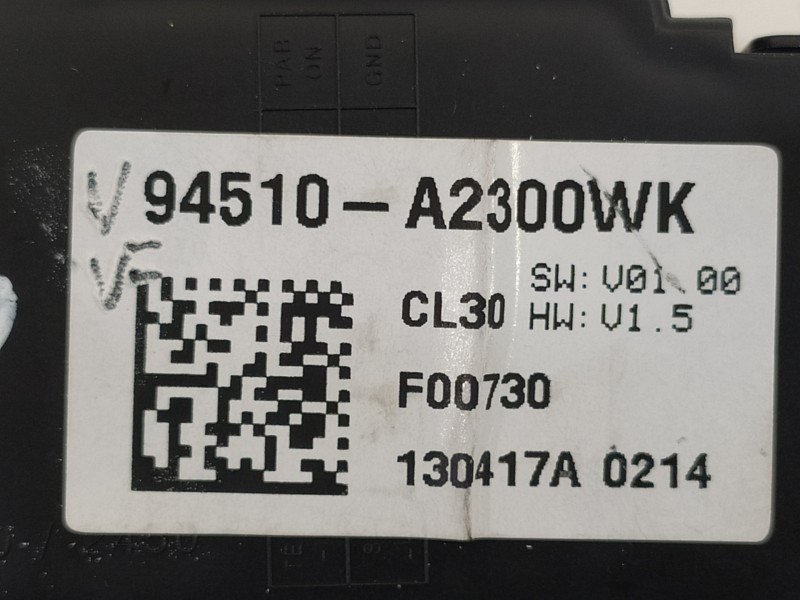 Recambio de pantalla multifuncion para kia cee´d concept referencia OEM IAM 94510A2300WK 94510A2300 