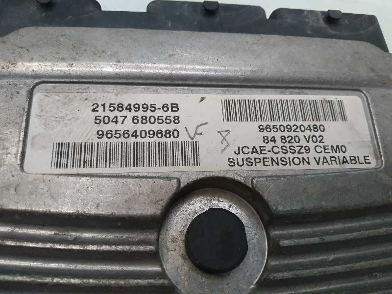 Recambio de centralita suspension para peugeot 607 (s2) básico referencia OEM IAM 9650920480 9656409680 