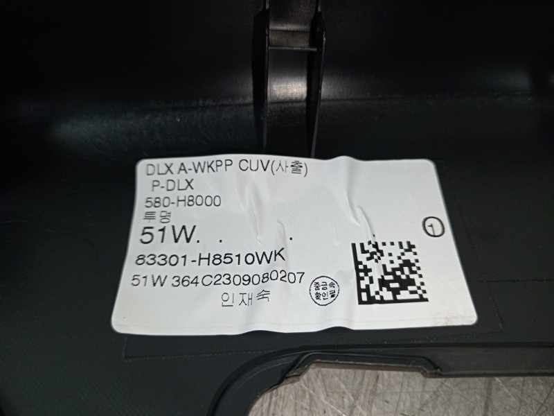 Recambio de guarnecido puerta trasera izquierda para kia stonic (ybcuv) platinum edition referencia OEM IAM 83301H8510WK  