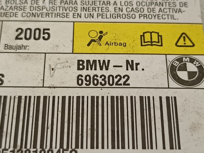Recambio de airbag lateral delantero derecho para bmw serie 5 berlina (e60) 530d referencia OEM IAM 6963022  