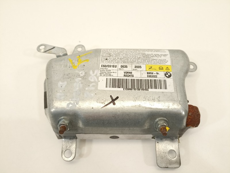 Recambio de airbag lateral delantero derecho para bmw serie 5 berlina (e60) 530d referencia OEM IAM 6963022  