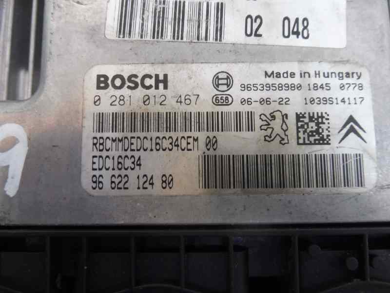 Recambio de centralita motor uce para peugeot 207 x-line referencia OEM IAM 9662212480 0281012467 
