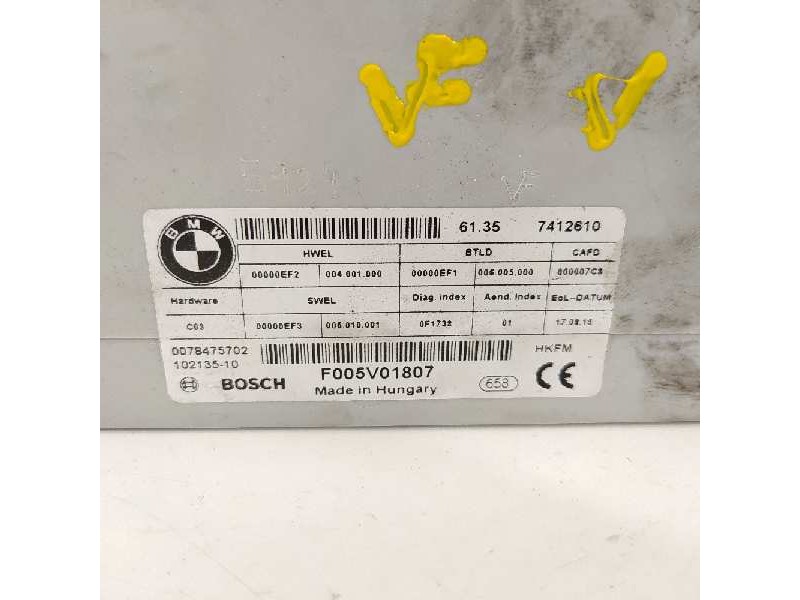 Recambio de modulo electronico para bmw serie x1 (f48) xdrive20d sport line referencia OEM IAM 61357412610 F005V01807 