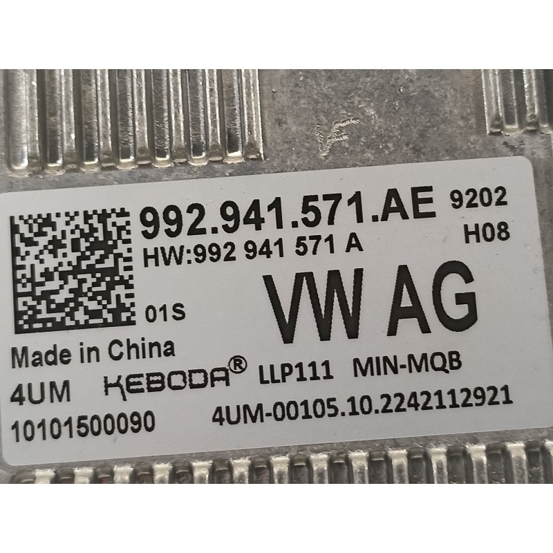 Recambio de centralita faros xenon para seat arona xperience referencia OEM IAM 992941571AE 992941571A 10101500090