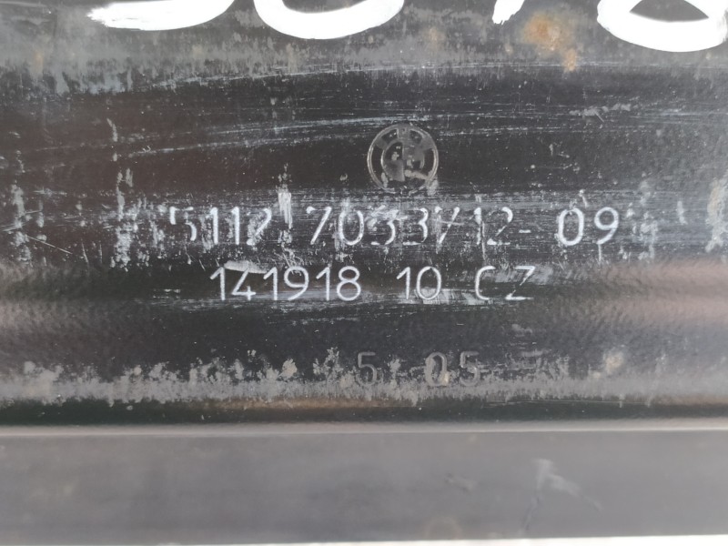 Recambio de refuerzo paragolpes trasero para bmw serie 5 berlina (e60) 530d referencia OEM IAM 51127033712  
