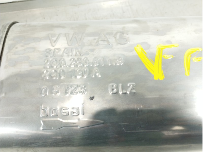 Recambio de tubo escape completo para seat arona xperience referencia OEM IAM 2Q0253611S 2Q0253611AF 