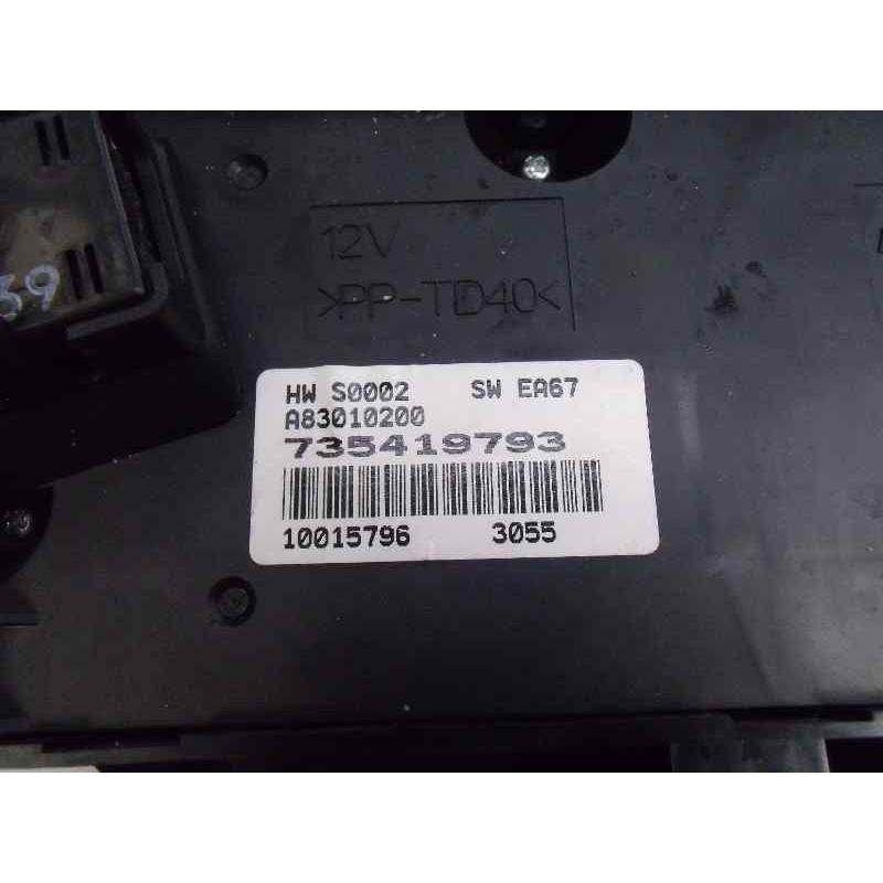 Recambio de mando climatizador para fiat grande punto (199) 1.3 16v multijet emotion (66kw) referencia OEM IAM 735419793  