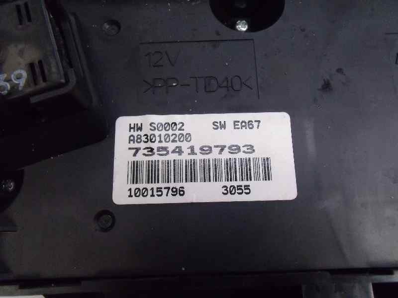 Recambio de mando climatizador para fiat grande punto (199) 1.3 16v multijet emotion (66kw) referencia OEM IAM 735419793  