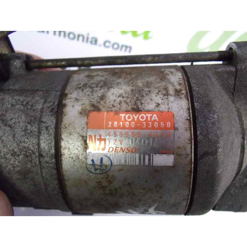 Recambio de motor arranque para toyota yaris (ncp1/nlp1/scp1) 1.4 d-4d linea luna referencia OEM IAM 2810033050 4280000570 