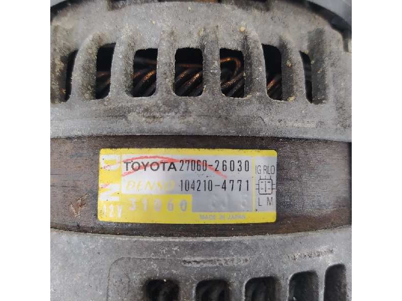 Recambio de alternador para lexus is200 (ds2/is2) 220d referencia OEM IAM 2706026030 1042104771 31060