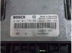 Recambio de centralita motor uce para renault scenic ii confort expression referencia OEM IAM 8200391966 0281011776  2