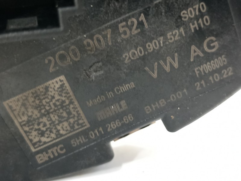 Recambio de resistencia calefaccion para seat arona xperience referencia OEM IAM 2Q0907521  