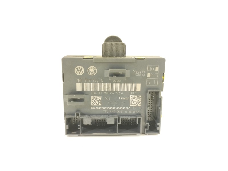 Recambio de modulo confort para skoda suberb (3t4) active referencia OEM IAM 7N0959792A  