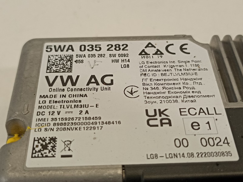 Recambio de modulo electronico para seat arona xperience referencia OEM IAM 5WA035282  