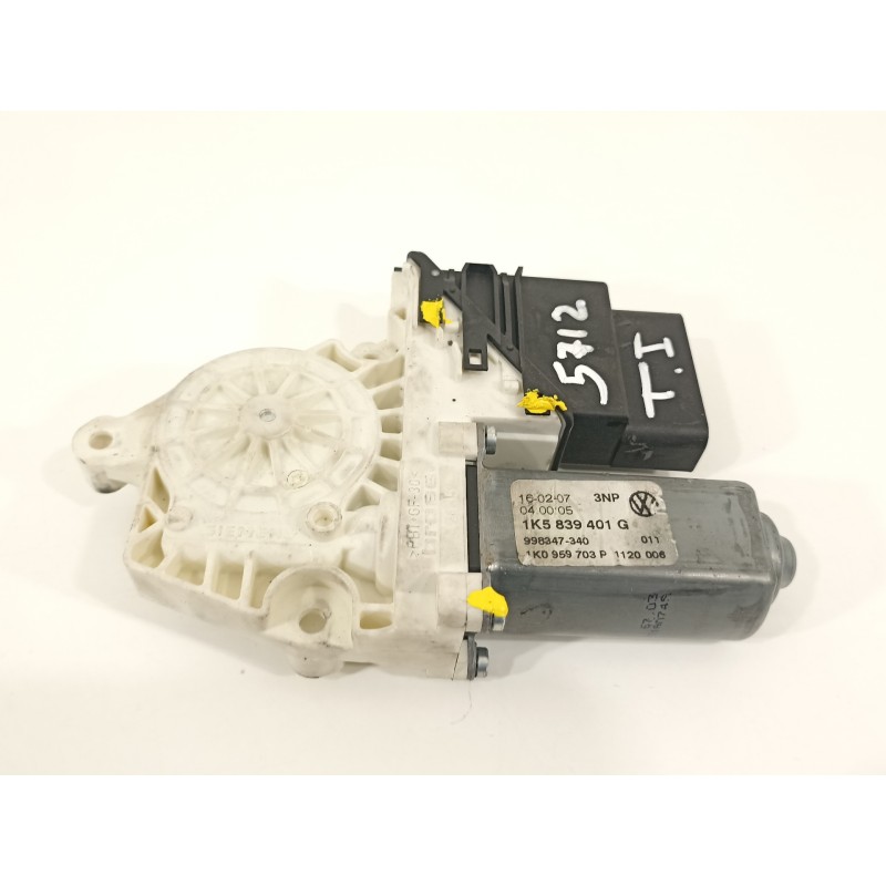 Recambio de motor elevalunas trasero izquierdo para volkswagen jetta (1k2) 1.9 tdi referencia OEM IAM 1K5839401G  