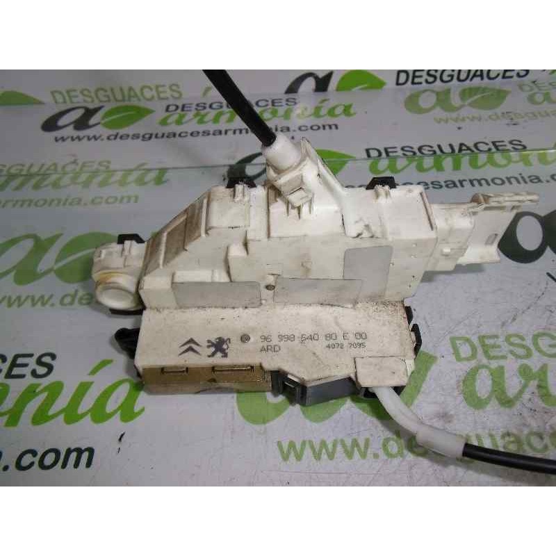 Recambio de cerradura puerta trasera derecha para peugeot 407 sport referencia OEM IAM 9659854080  