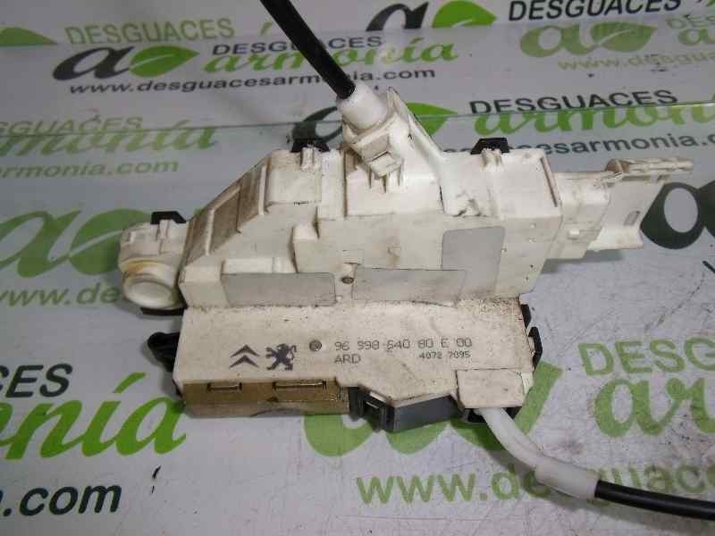Recambio de cerradura puerta trasera derecha para peugeot 407 sport referencia OEM IAM 9659854080  