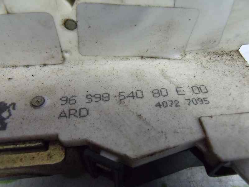 Recambio de cerradura puerta trasera derecha para peugeot 407 sport referencia OEM IAM 9659854080  