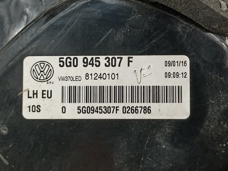 Recambio de piloto trasero izquierdo en porton para volkswagen golf vii lim. gte referencia OEM IAM 5G0945307F  