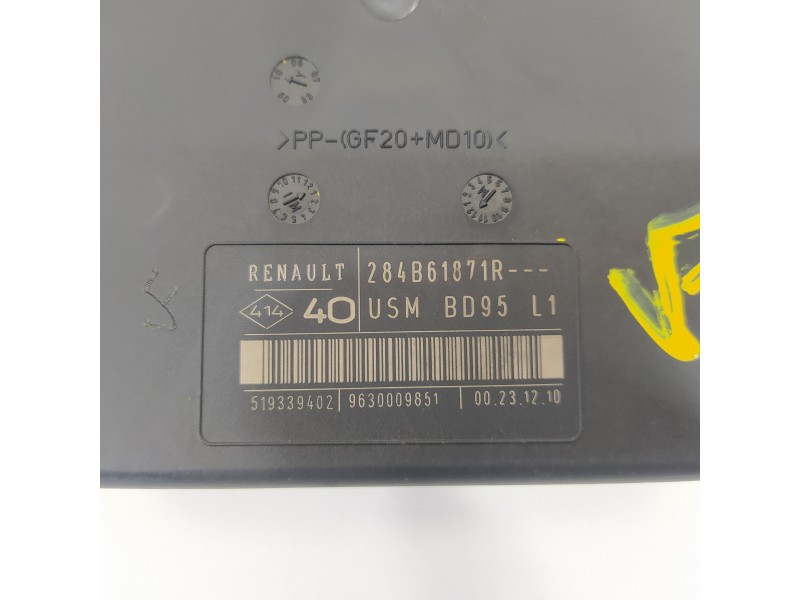 Recambio de caja reles / fusibles para renault megane iii berlina 5 p emotion referencia OEM IAM 284B61871R 519339402 